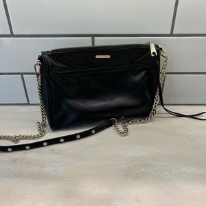 Rebecca Minkoff MAC black leather crossbody